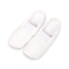  体操鞋男女舞蹈鞋跳舞鞋练功鞋芭蕾舞鞋瑜伽软底帆布大底牛皮底白