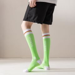 专业运动压缩袜速干马拉松跑步跳操骑行分段压力袜长筒小腿袜跨境